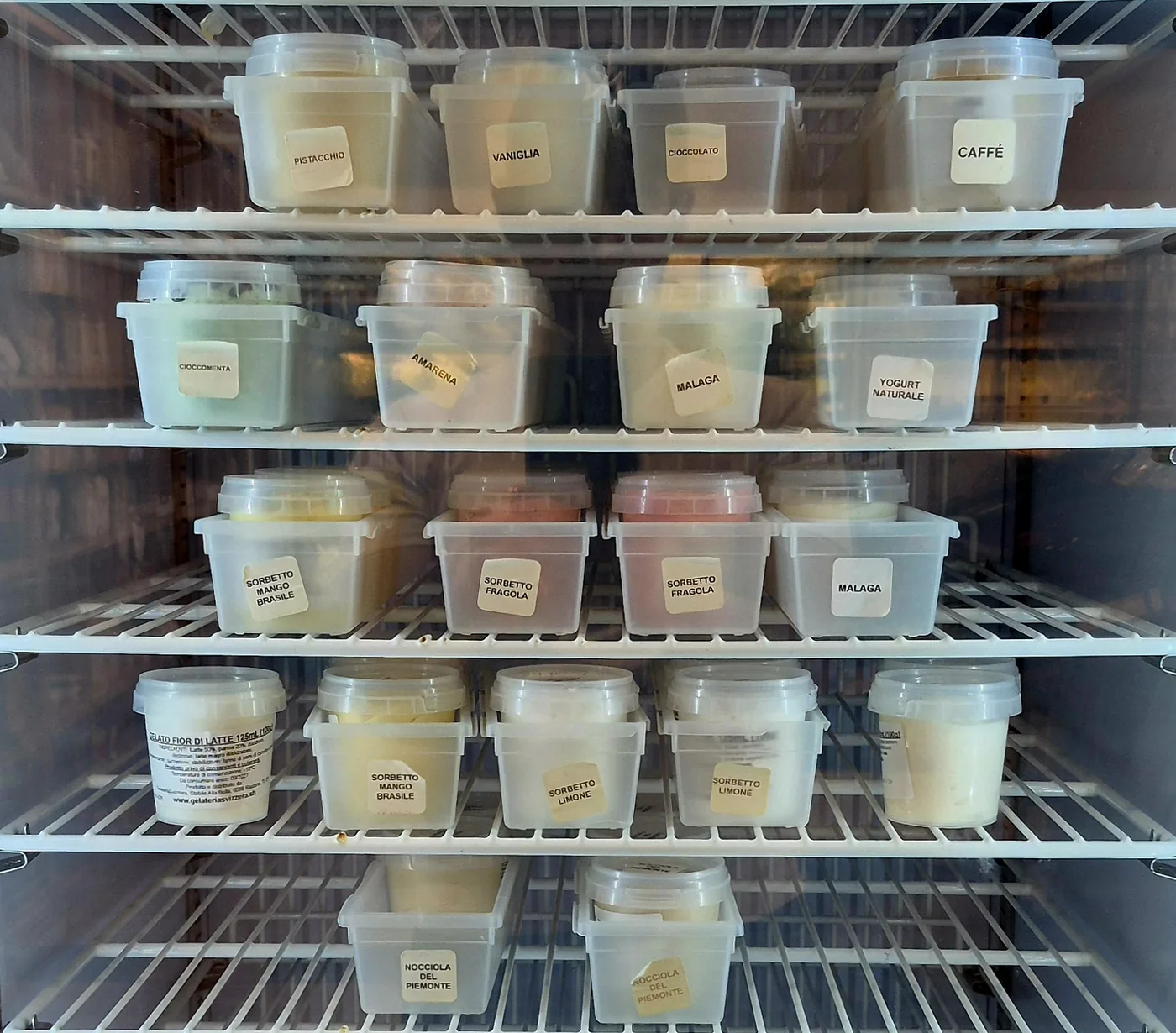 Gelato della Gelateria Svizzera di Riazzino